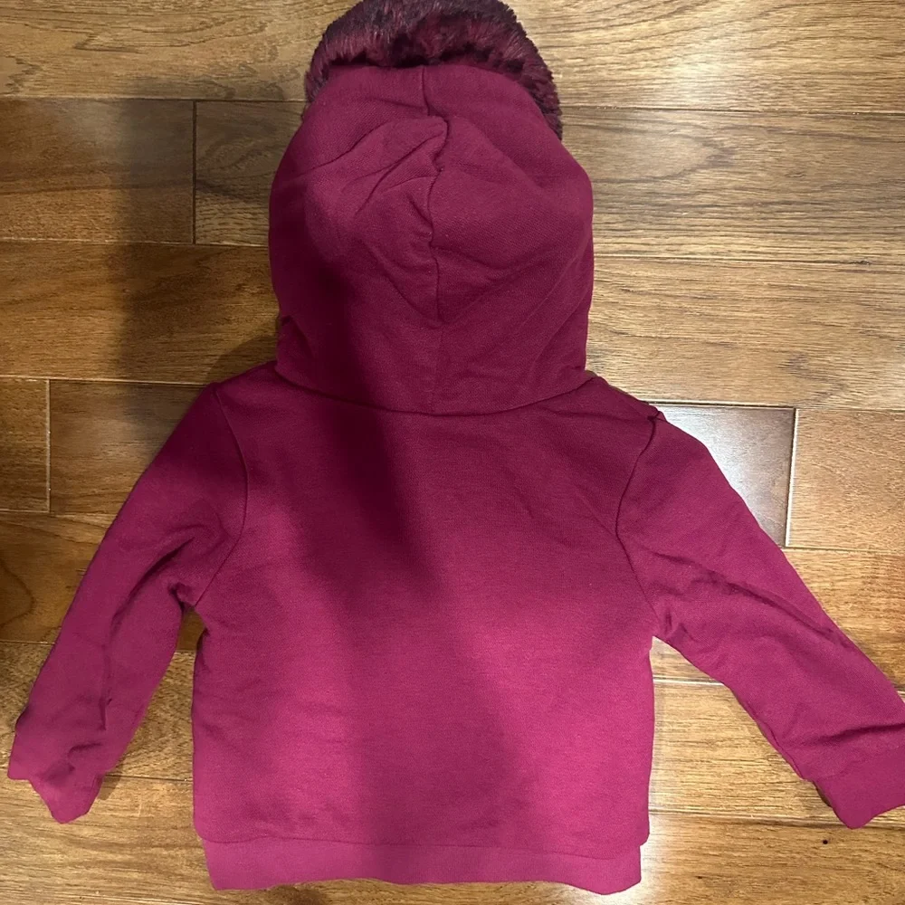 12-18 month girls princess fleece lined hoodie